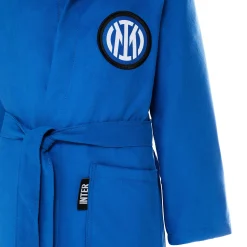 Inter Ciabatte E Accappatoi^IM ACCAPPATOIO IN MICROFIBRA BAMBINO BLU