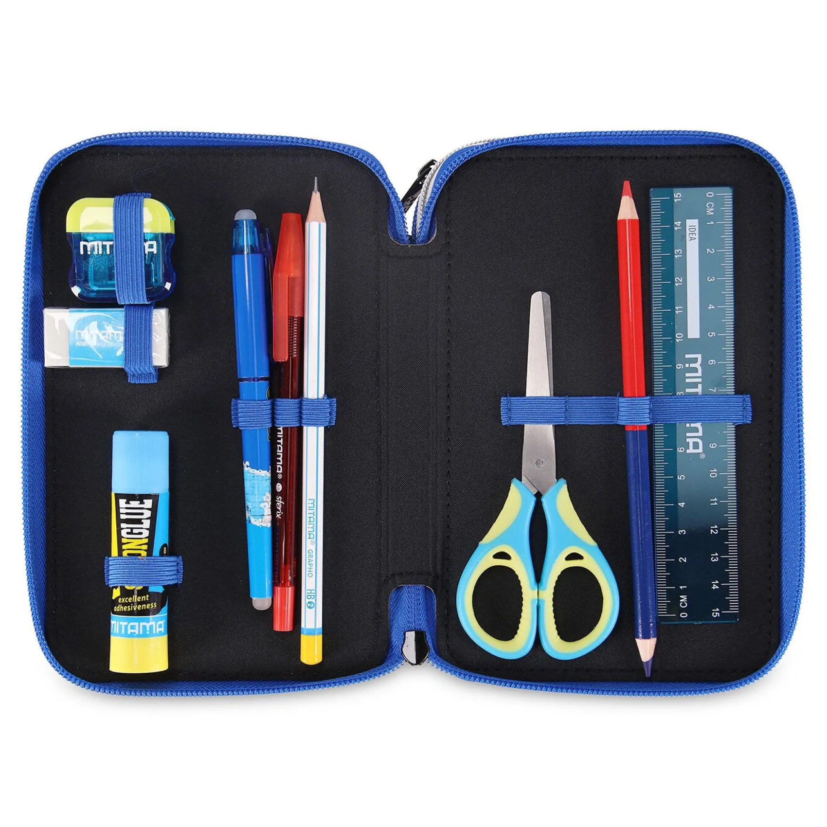 Inter Astucci^IM ASTUCCIO TRE ZIP BLU