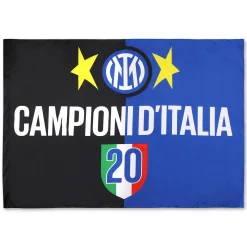 Inter Bandiere^IM BANDIERA CAMPIONI D'ITALIA 2023/24 BLU