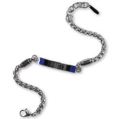 Inter Gioielli^IM BRACCIALETTO ACCIAIO SILVER