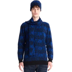 Inter Berretti E Guanti^IM CAPPELLINO STAMPA ALLOVER NERO