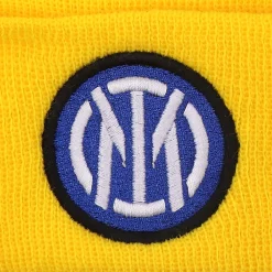 Inter Berretti E Guanti^IM CAPPELLO A RIGHE CON RIBALTA GIALLO