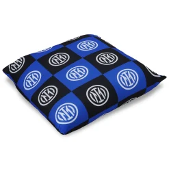 Inter Soggiorno^IM CUSCINO LOGHI ALL OVER NERO