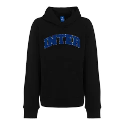 Inter Felpe E Giacche^IM FELPA CAPPUCCIO BISCIONE BAMBINO NERO