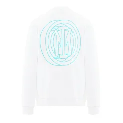Inter Felpe E Giacche^IM FELPA GIROCOLLO 3D CREST BIANCO