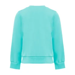 Inter Felpe E Giacche^IM FELPA GIROCOLLO EMBOSSED CREST BAMBINO TURCHESE