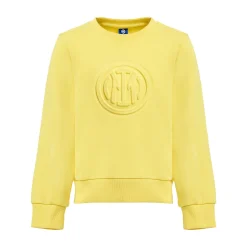Inter Felpe E Giacche^IM FELPA GIROCOLLO EMBOSSED CREST BAMBINO GIALLO