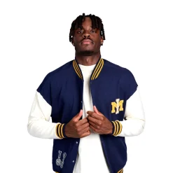 Inter Felpe E Giacche^IM FELPA VARSITY COLLEGE BLU NAVY