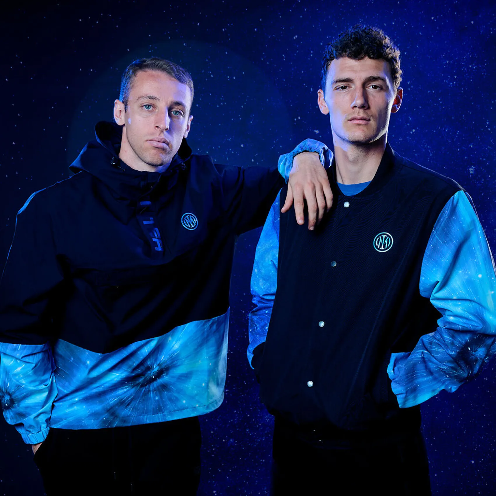 Inter Felpe E Giacche^IM GIACCA A VENTO GALAXY NERO