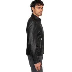 Inter Felpe E Giacche|Felpe E Giacche^IM GIACCA IN VERA PELLE DIABOLIK NERO