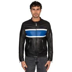 Inter Felpe E Giacche|Felpe E Giacche^IM GIACCA IN VERA PELLE GIBARO NERO