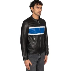 Inter Felpe E Giacche|Felpe E Giacche^IM GIACCA IN VERA PELLE GIBARO NERO