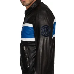 Inter Felpe E Giacche|Felpe E Giacche^IM GIACCA IN VERA PELLE GIBARO NERO