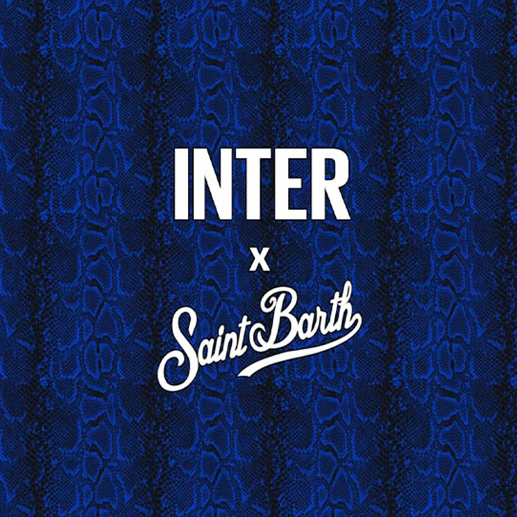 Inter Teli Mare^IM X MC2 SAINT BARTH TELO MARE PATTERN BISCIONE BLU