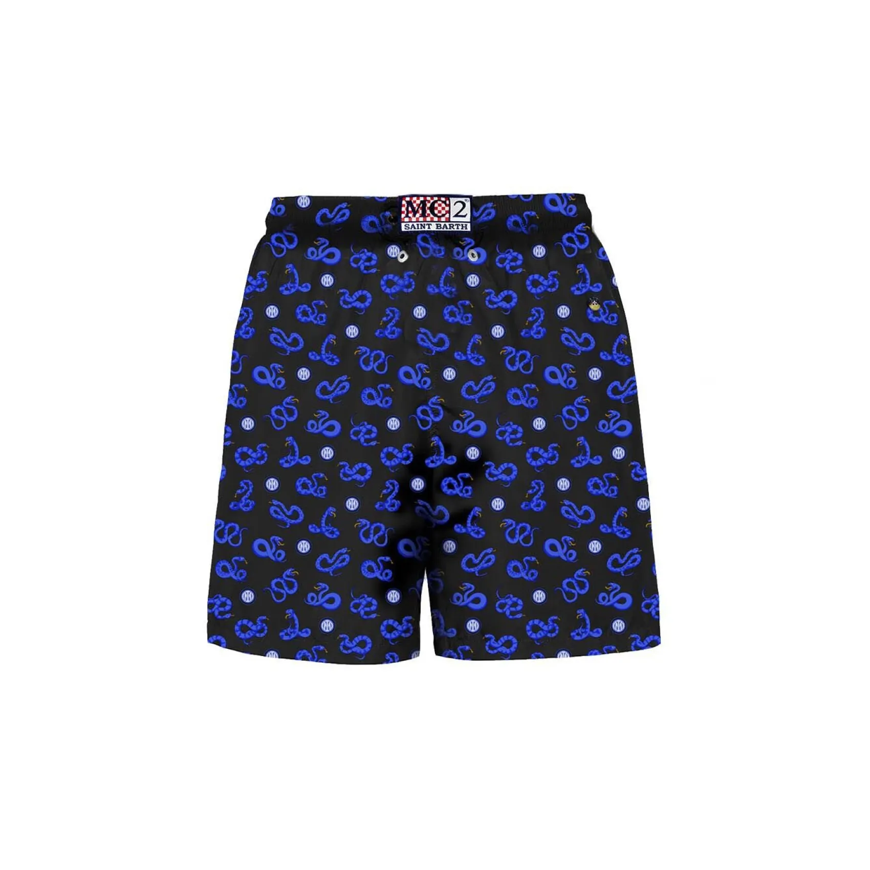 Inter Costumi^IM X MC2 SAINT BARTH COSTUME MICRO BISCIONI BAMBINO BLU