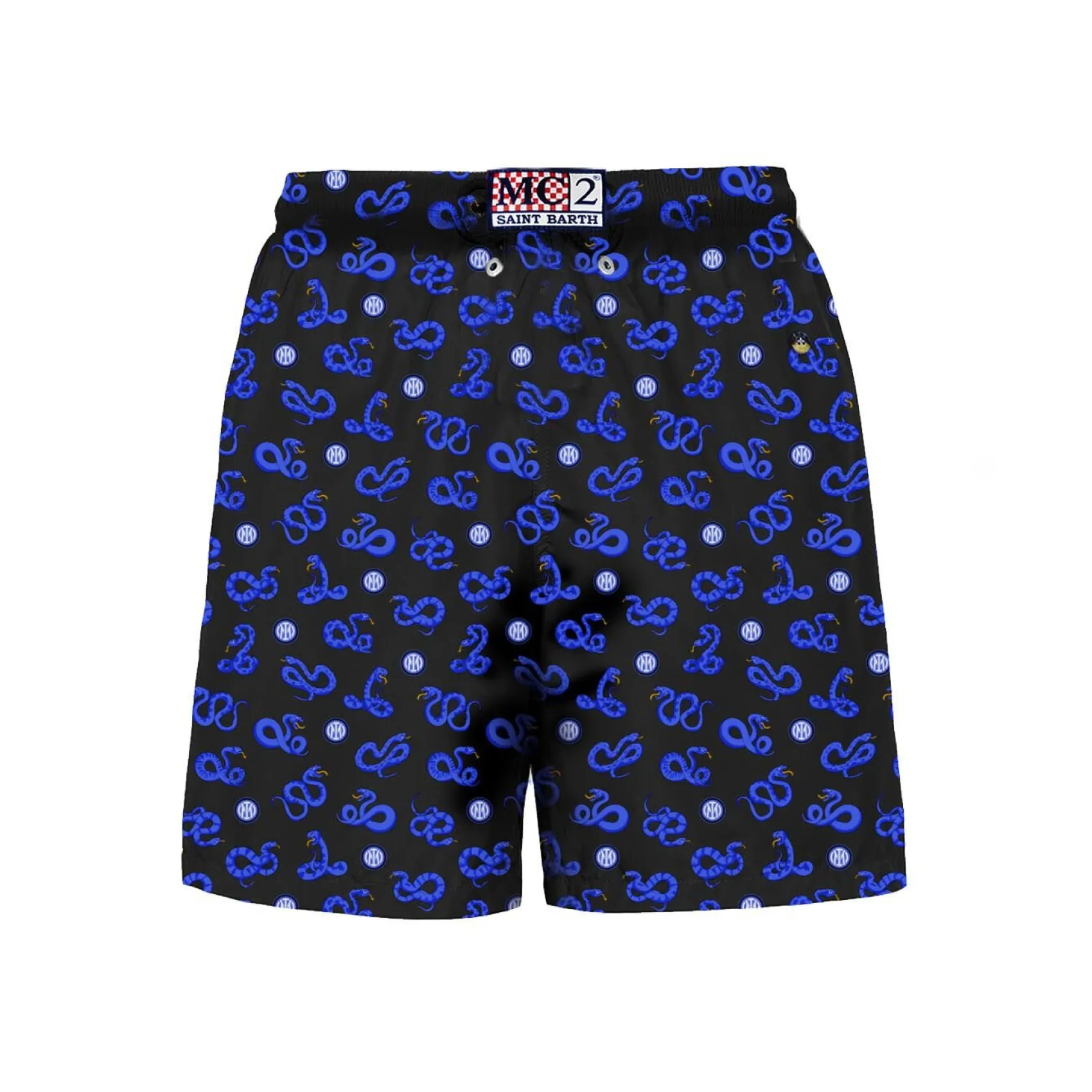 Inter Costumi^IM X MC2 SAINT BARTH COSTUME MICRO BISCIONI UOMO BLU