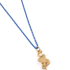 Inter Gioielli^IM X NOVE25 PENDENTE BISCIONE CON COLLANA SMALTATA ORO