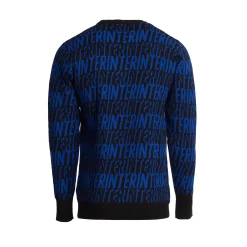 Inter Felpe E Giacche^IM MAGLIONE STAMPA ALLOVER NERO