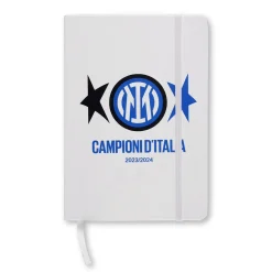 Inter Cancelleria|Quaderni^IM NOTEBOOK A5 CAMPIONI D'ITALIA 2023/24 BIANCO