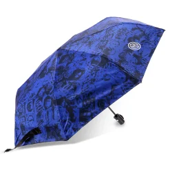 Inter Ombrelli^IM OMBRELLO ALL OVER PATTERN NERO