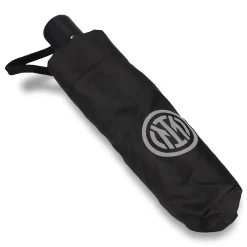 Inter Ombrelli^IM OMBRELLO ALL OVER PATTERN NERO