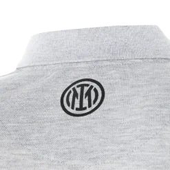 Inter T-Shirt E Polo^IM POLO ANIMAL PRINT UOMO GRIGIO CHIARO
