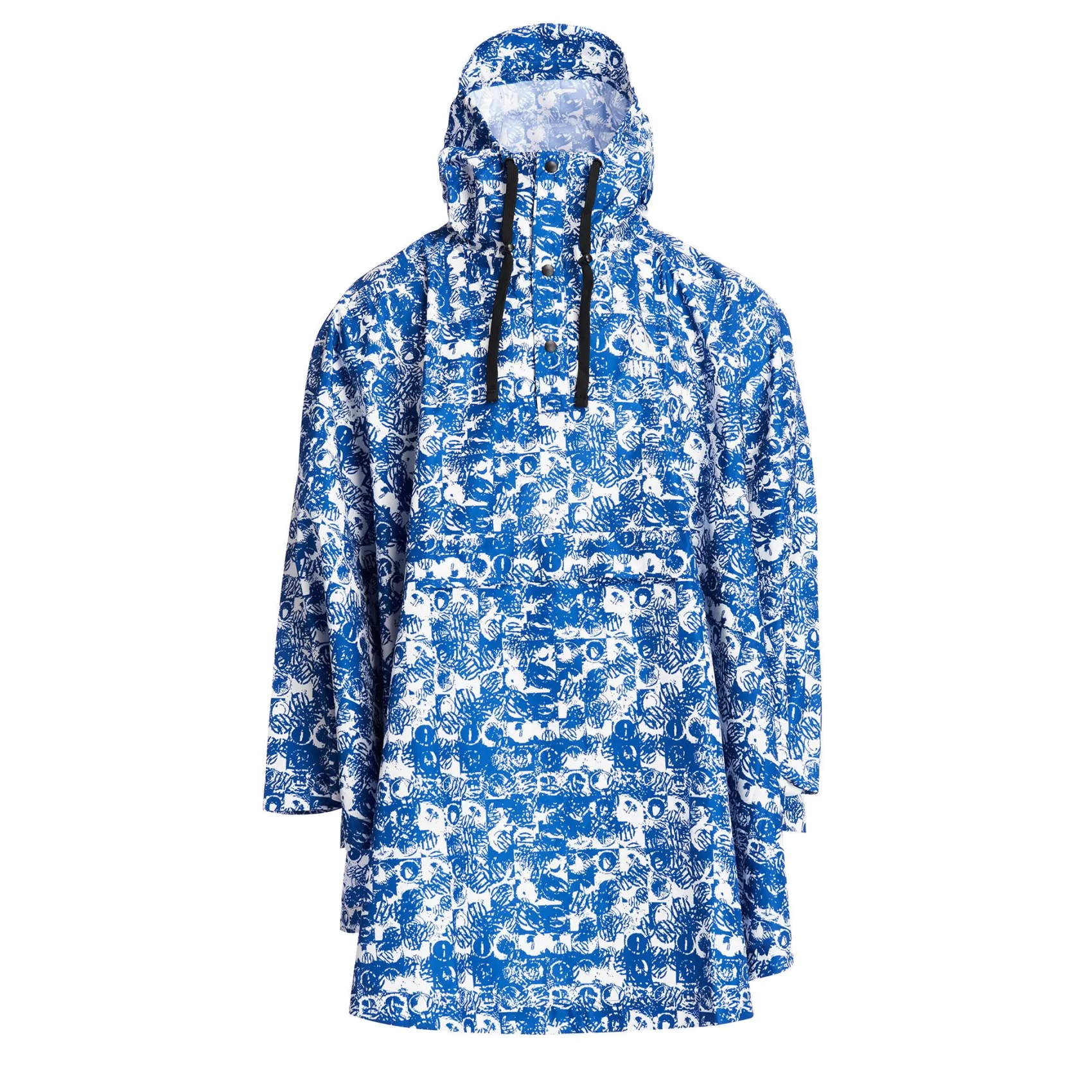 Inter Felpe E Giacche^IM PONCHO ALL OVER PATTERN BIANCO