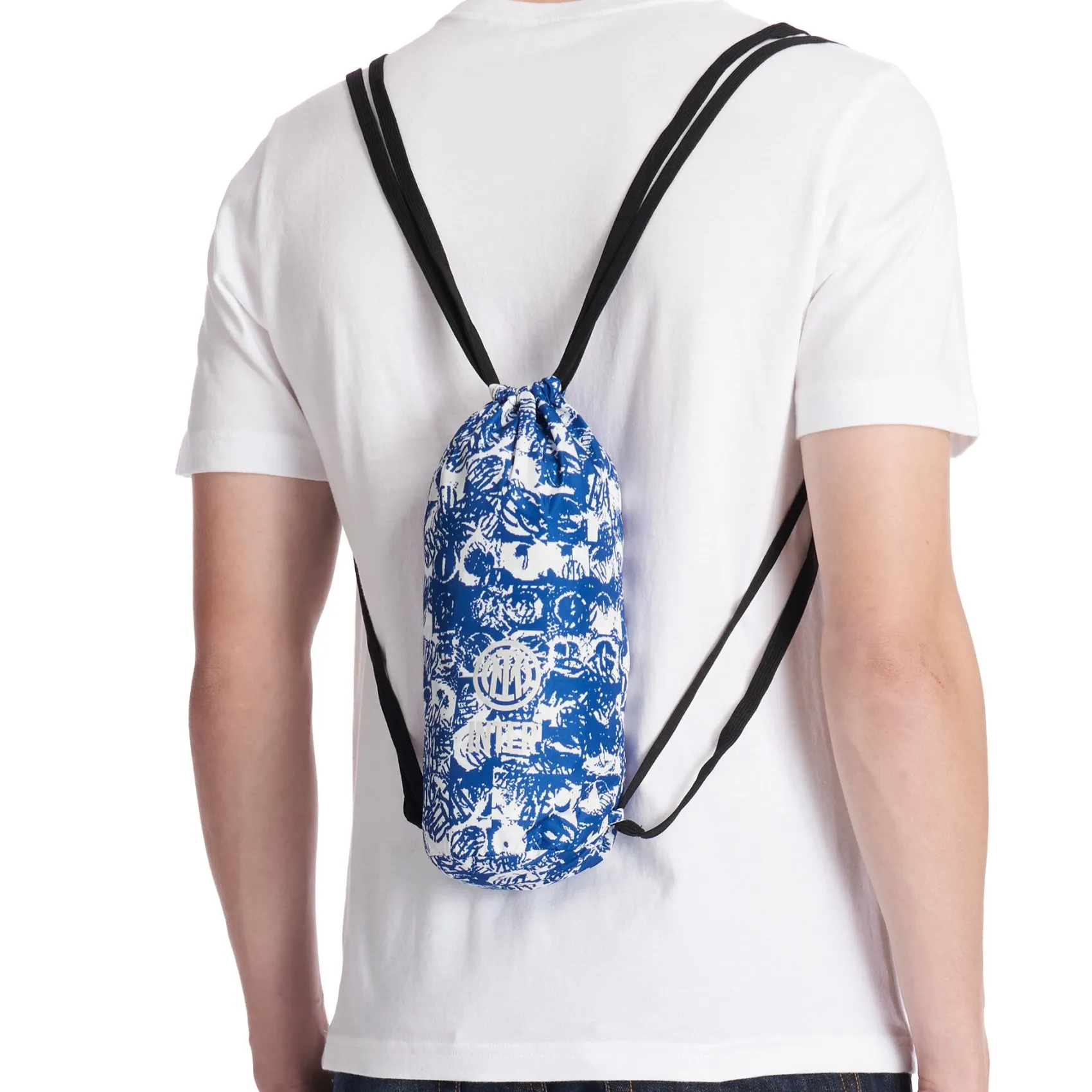 Inter Felpe E Giacche^IM PONCHO ALL OVER PATTERN BIANCO