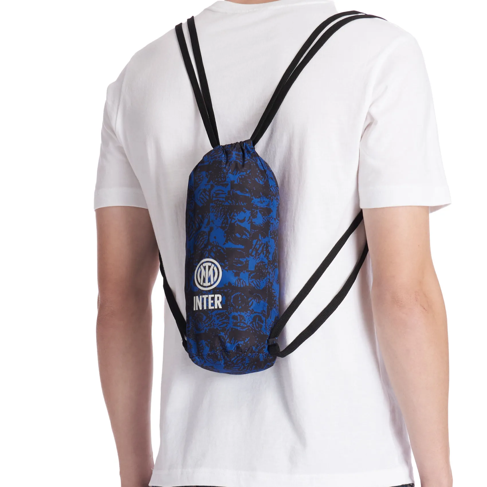 Inter Felpe E Giacche^IM PONCHO ALL OVER PATTERN NERO