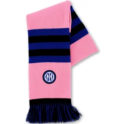 Inter Sciarpe^IM SCIARPA A RIGHE NERAZZURRE ROSA