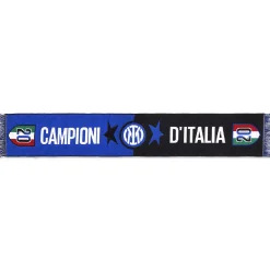 Inter Sciarpe|Sciarpe^IM SCIARPA JACQUARD CELEBRATIVA CAMPIONI D'ITALIA 2023/24 BLU