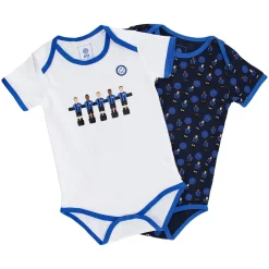 Inter Body E Tutine^IM SET BODY MANICHE CORTE CALCIO BALILLA BLU NAVY