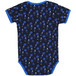 Inter Body E Tutine^IM SET BODY MANICHE CORTE CALCIO BALILLA BLU NAVY