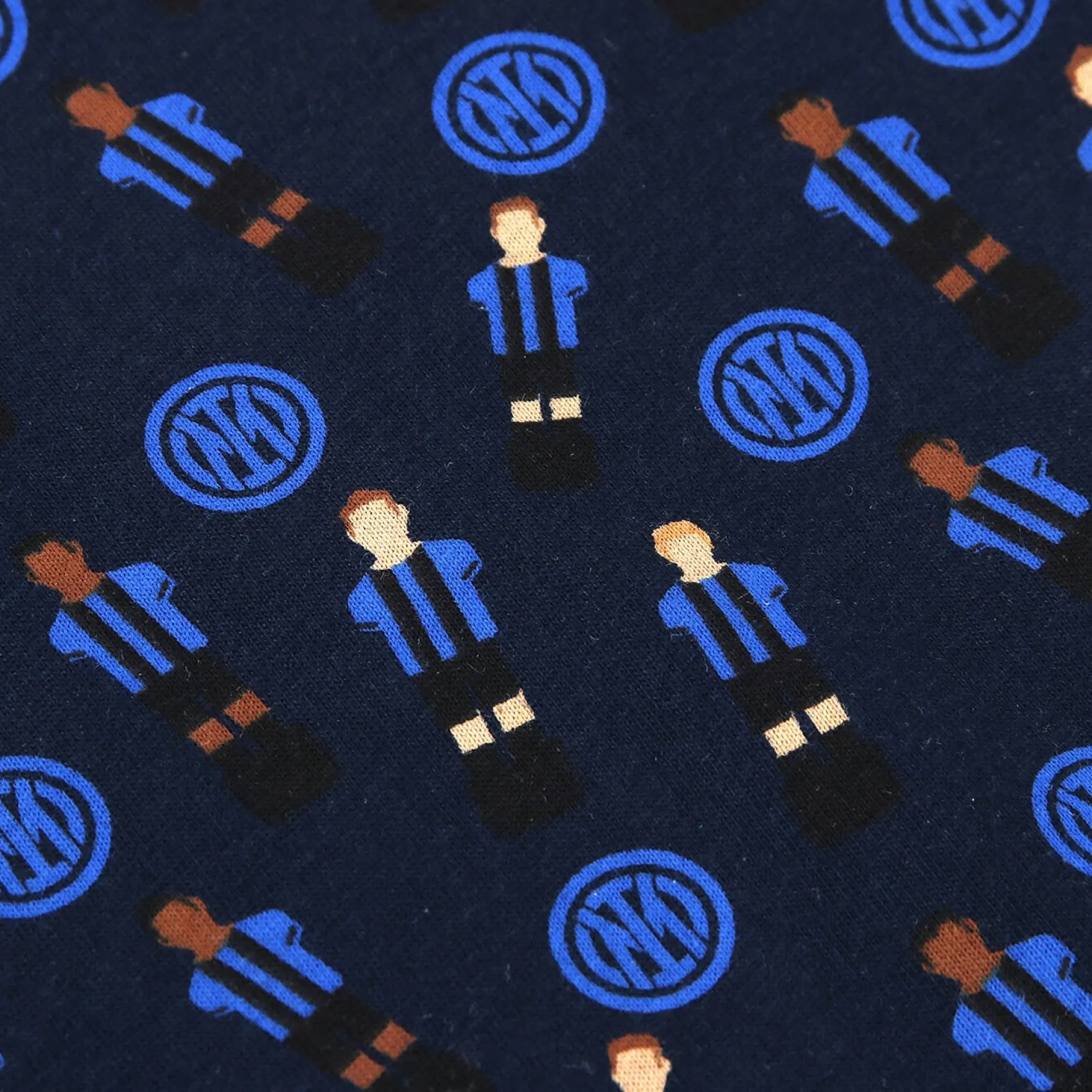 Inter Body E Tutine^IM SET BODY MANICHE CORTE CALCIO BALILLA BLU NAVY