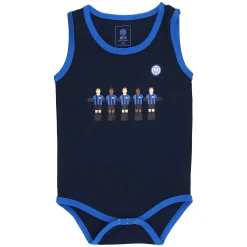 Inter Body E Tutine^IM SET BODY SMANICATO CALCIO BALILLA BLU NAVY