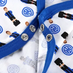 Inter Body E Tutine^IM SET BODY SMANICATO CALCIO BALILLA BLU NAVY