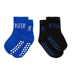 Inter Accessori^IM SET CALZINI 2 PEZZI NEONATO NERO
