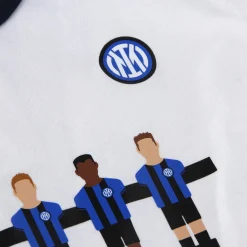 Inter Body E Tutine^IM SET MAGLIETTA A MANICHE LUNGHE E PANTALONI CALCIO BALILLA BLU NAVY