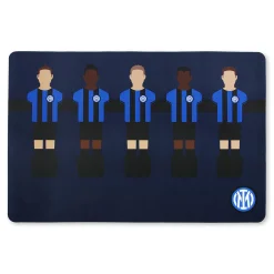 Inter Accessori^IM SET TOVAGLIETTE CALCIO BALILLA BLU NAVY