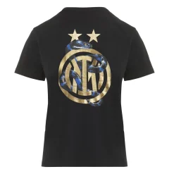 Inter T-Shirt E Polo^IM T-SHIRT BACK TO STADIUM 22:43 DONNA NERO