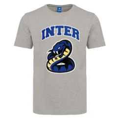 Inter T-Shirt E Polo^IM T-SHIRT BISCIONE GRIGIO CHIARO