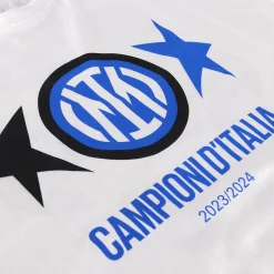Inter T-Shirt E Polo^IM T-SHIRT CELEBRATIVA CAMPIONI D'ITALIA 2023/24 BAMBINO BIANCO