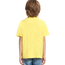 Inter T-Shirt E Polo^IM T-SHIRT EMBOSSED CREST BAMBINO GIALLO