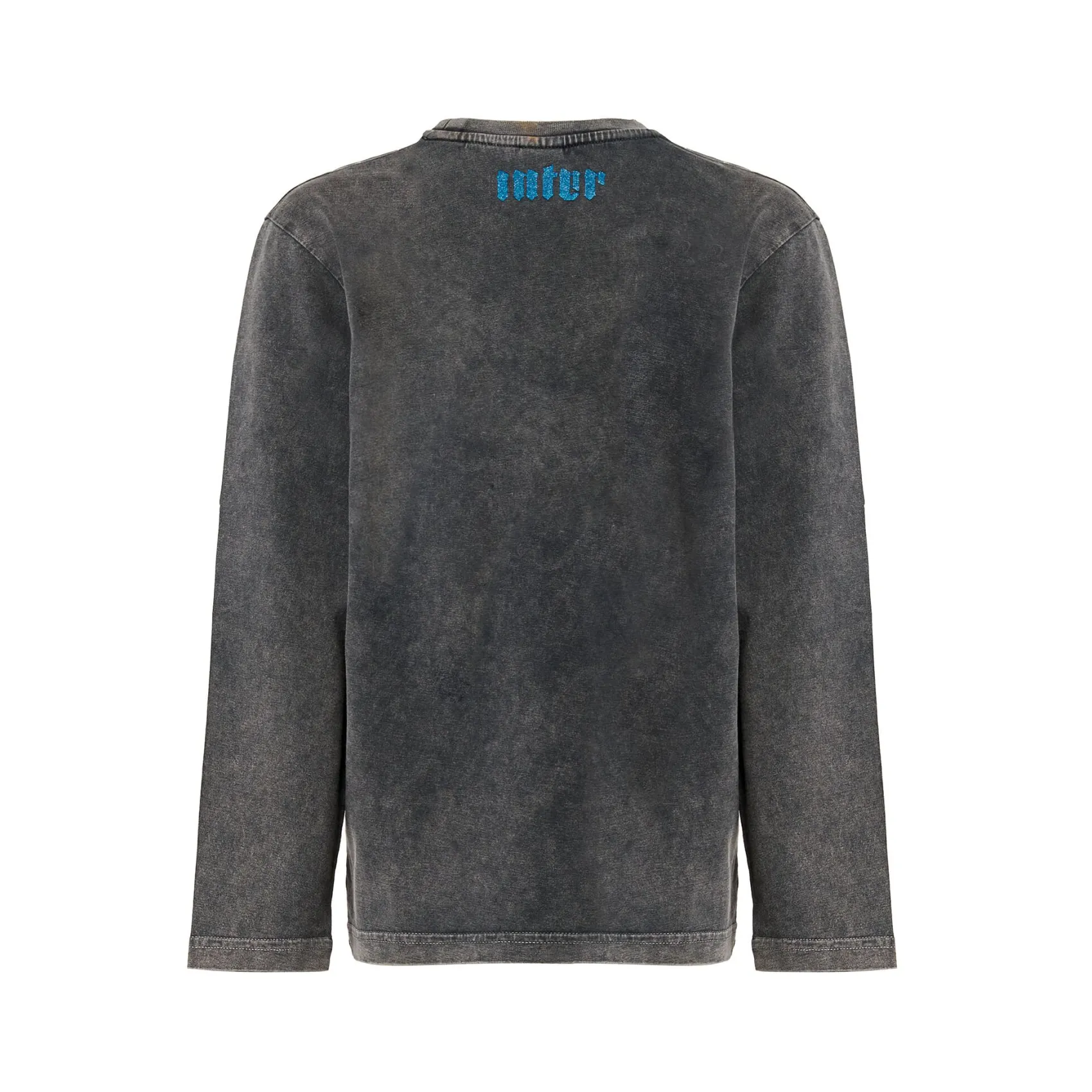 Inter T-Shirt E Polo^IM T-SHIRT MANICHE LUNGHE SNAKE CLUB BAMBINO GRIGIO SCURO