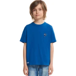 Inter T-Shirt E Polo^IM T-SHIRT RICAMATA CALCIATORE BAMBINO BLU ROYAL