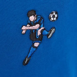 Inter T-Shirt E Polo^IM T-SHIRT RICAMATA CALCIATORE BAMBINO BLU ROYAL
