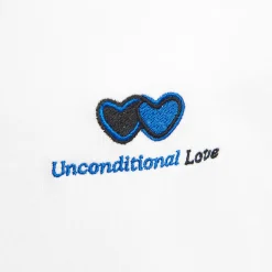 Inter T-Shirt E Polo^IM T-SHIRT RICAMATA UNCONDITIONAL LOVE BIANCO