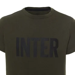 Inter T-Shirt E Polo^IM T-SHIRT RUBBER PRINT BAMBINO VERDE MILITARE