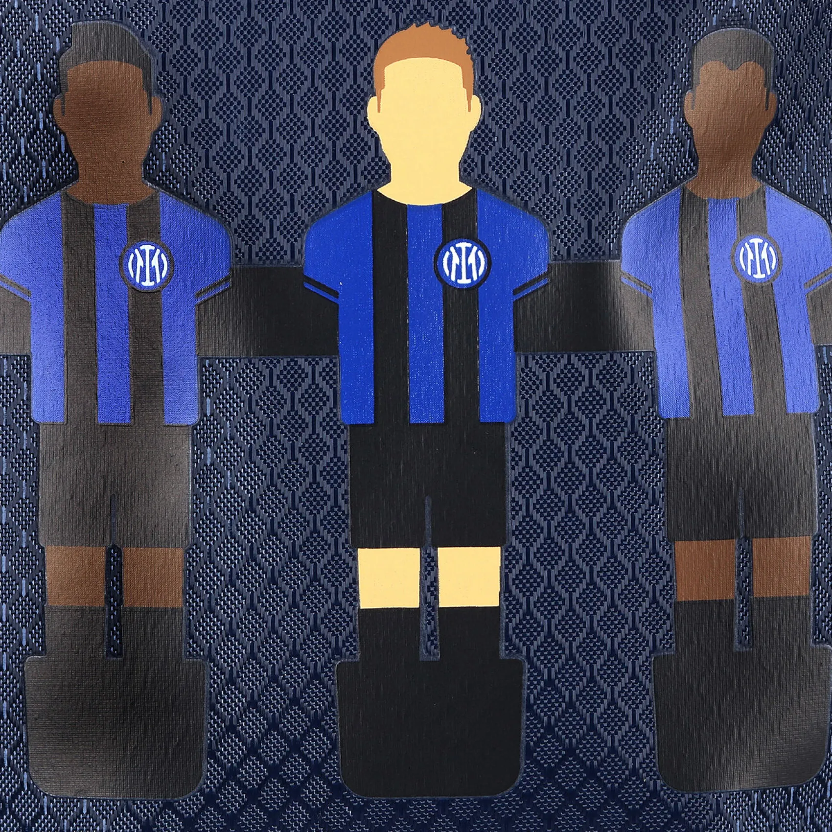 Inter Borse E Zaini^IM ZAINO CALCIO BALILLA BLU NAVY